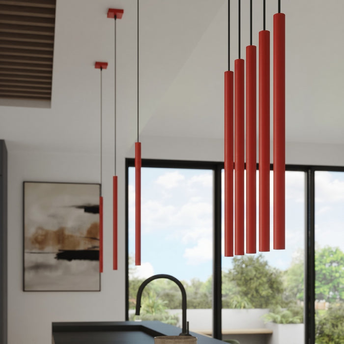 SOLLUX SL.2141 Lámpara colgante PASTELO 1 rojo
