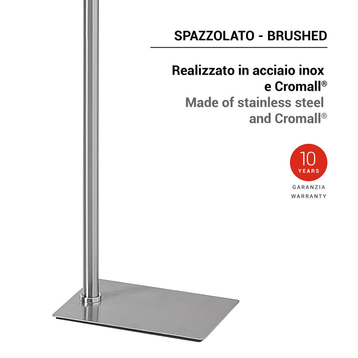 GEDY TR313800000 TRILLY Toallero y Columna De Pie Cepillado