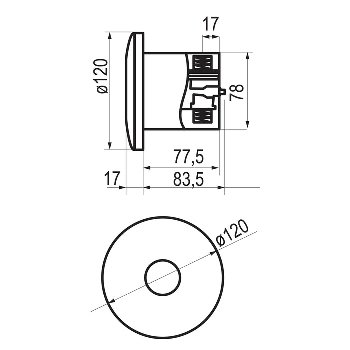 PRESTO 79351 Domo Touch D Cromo