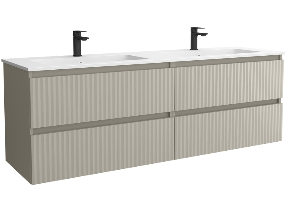 SALGAR 121753 KIRA Mueble+Lavabo VILNA 160cm Gris mate