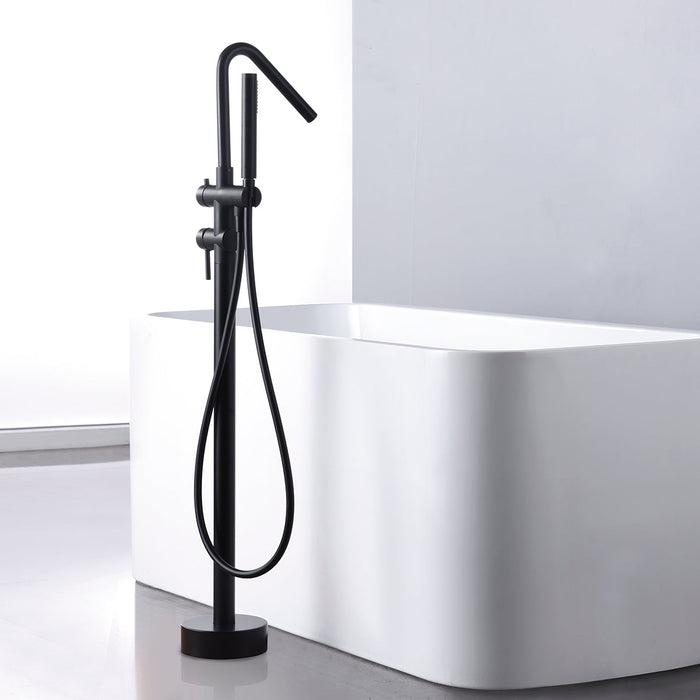 IMEX BBECO1/NG CORCEGA Grifo de Bañera Exenta Negro Mate