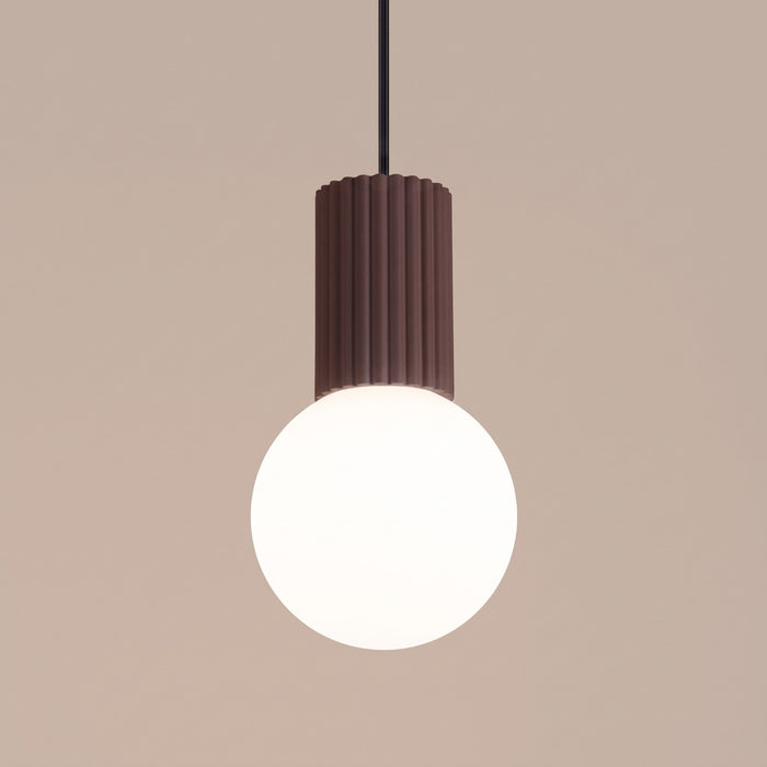 SOLLUX SL.2399 Lámpara Colgante Halo 1 Marrón