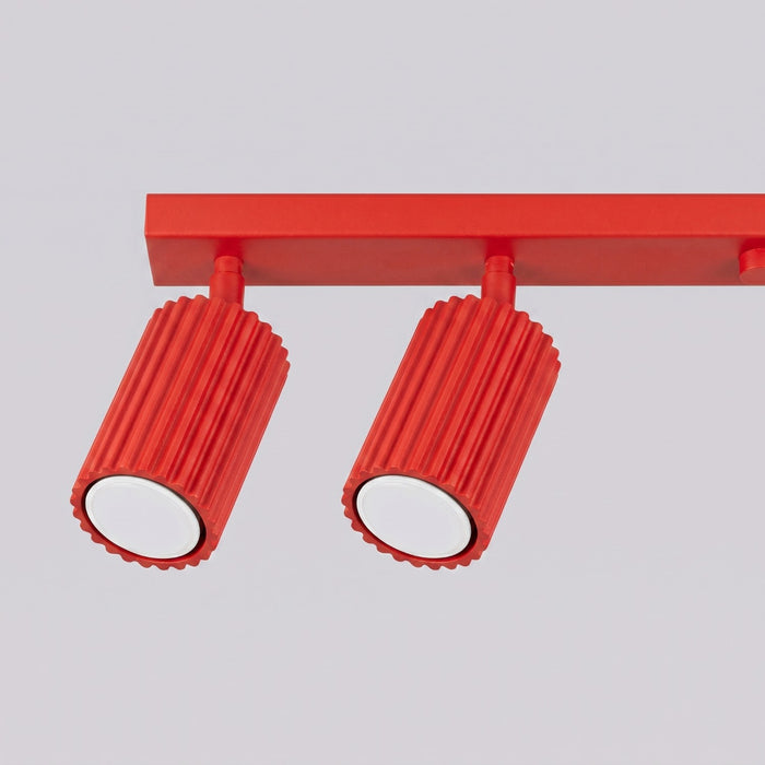 SOLLUX SL.2369 Plafón Karbon 6L Roja