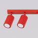 SOLLUX SL.2369 Plafón Karbon 6L Roja