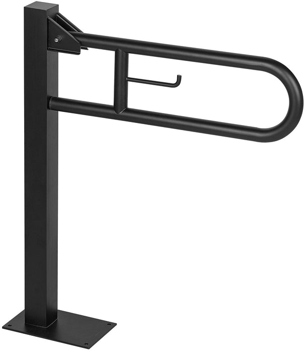 MEDICLINICS BGC2710B MEDINOX Barra Abatible Vertical con Columna Negra