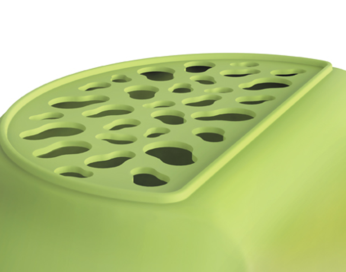GEDY DD056000900 DA DAM Porta-Objetos Baño Blanco Verde