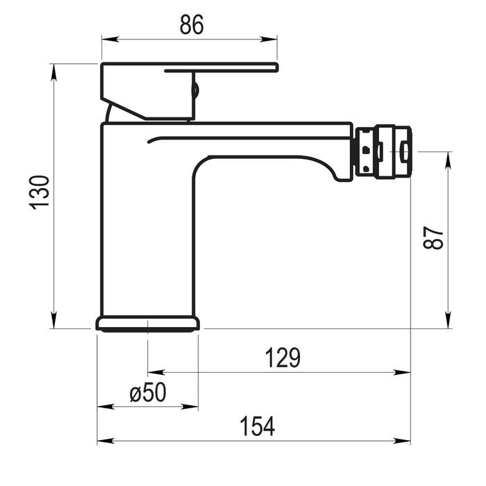 PRESTO 4627011 Nine bidet Blanco