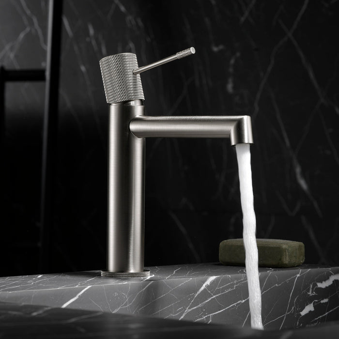 IMEX BDD038-1NQ LINE Grifo de Lavabo Níquel Cepillado