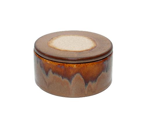 ANDREA HOUSE AX75073 Vela Cerámica Bamako Ø15,5X8Cm