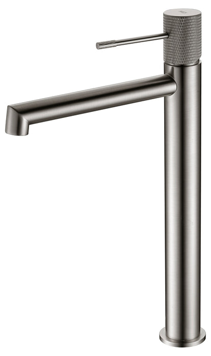 IMEX BDD038-3NQ LINE Grifo de Lavabo Alto Níquel Cepillado