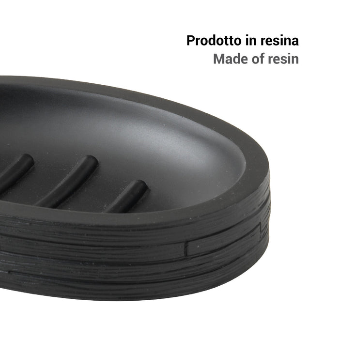 GEDY HE111400000 HELEN Jabonera Negro