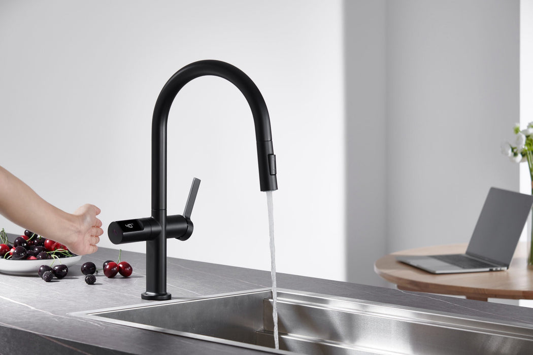 IMEX GCE021/NG TURÍN Grifería De Cocina Color Negro Mate