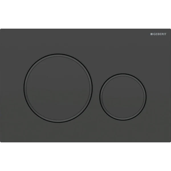 GEBERIT 115.882.16.1 SIGMA 20 Pulsador Negro Mate Lacado
