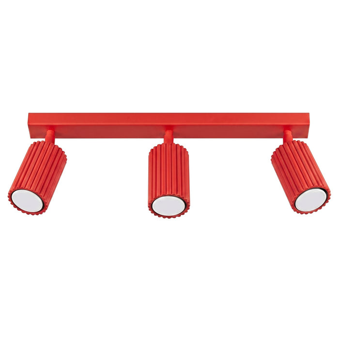 SOLLUX SL.2366 Plafón Karbon 3L Roja