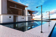 POOLIMEX GPK012/ANG KANSAS Grifería De Piscina Acero S.316 Negro Mate
