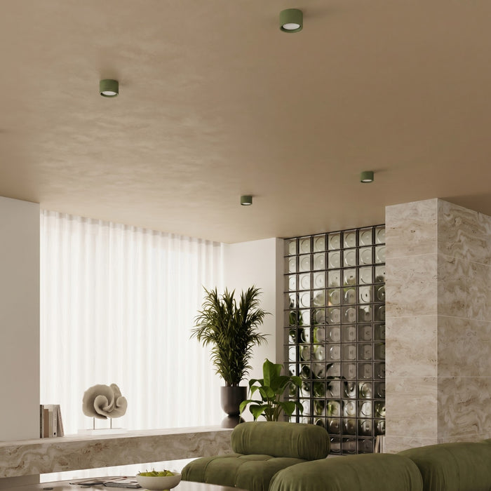 SOLLUX SL.2463 Plafón MODO 2 verde oliva Gx53