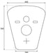JACOB DELAFON E4317-NF Insonorización inodoro y bidé