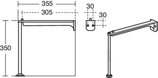 IDEAL STANDARD S9233MY Juego De Patas Para Pila Vertedero