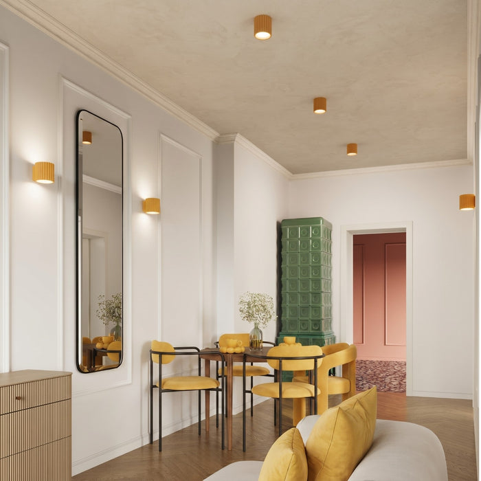 SOLLUX SL.2415 Aplique de pared AURA amarillo G9