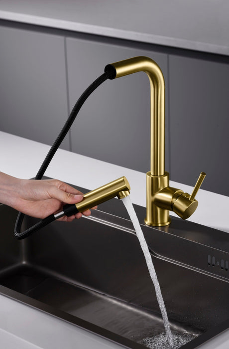 IMEX GCE006/OC MALTA Grifo De Cocina Color Oro Cepillado