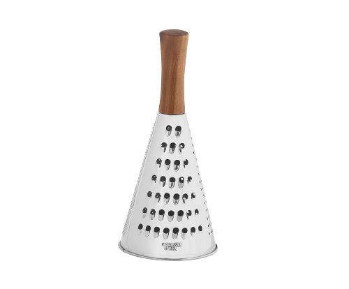 ANDREA HOUSE CC68027 Rallador Inox/Acacia Ø10,5X24Cm