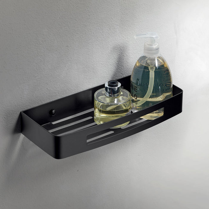 GEDY 24171400000 NERVA Portaobjetos Rectangular Negro Mate
