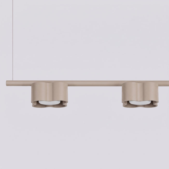 SOLLUX SL.3335 Lámpara De Araña Ovio 4 Taupe Gx53