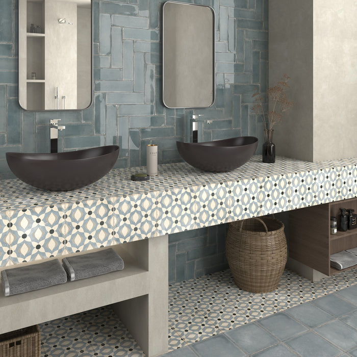 DUNE ATLANTIQUE BLEU 20x20 Porcelánico