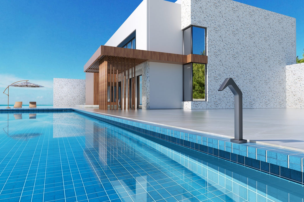 POOLIMEX CPN001/AGCB NIÁGARA Rociador Cascada De Piscina 6Cm Acero S.316 Gris Cobalto