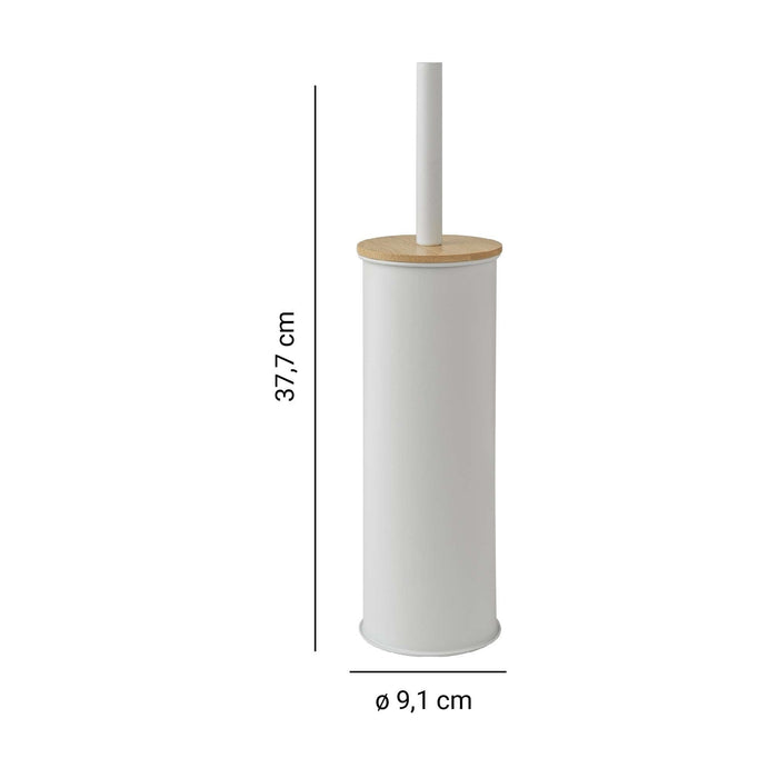GEDY 14344000300 KENTA Escobillero Blanco Mate-Natural