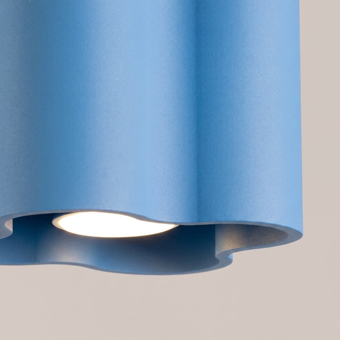 SOLLUX SL.3400 Lámpara De Techo Ovio 1 Azul Celeste Gu10