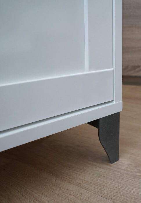 MUEBLES PITARCH Mueble de Lavabo Toscana Blanco/Roble Cambrian