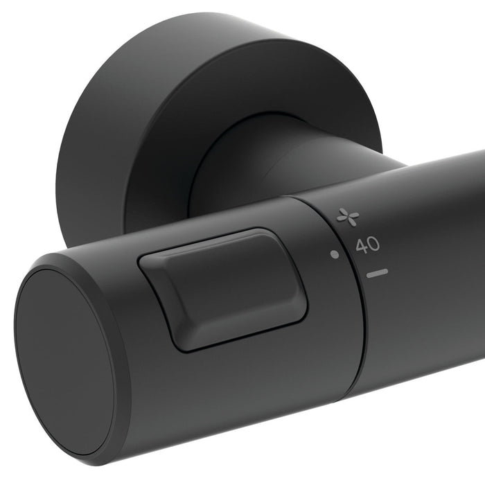IDEAL STANDARD A7545XG CERATHERM T25 Grifo Termostático Gran Ducha Negro Seda