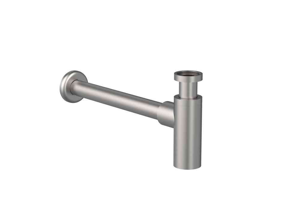 ROCA A5064070SM AQUA Basic Sifón Mural Cilíndrico de 1 1/4" Lavabo Tubo de 300 Mm Acabado Acero Inoxidable