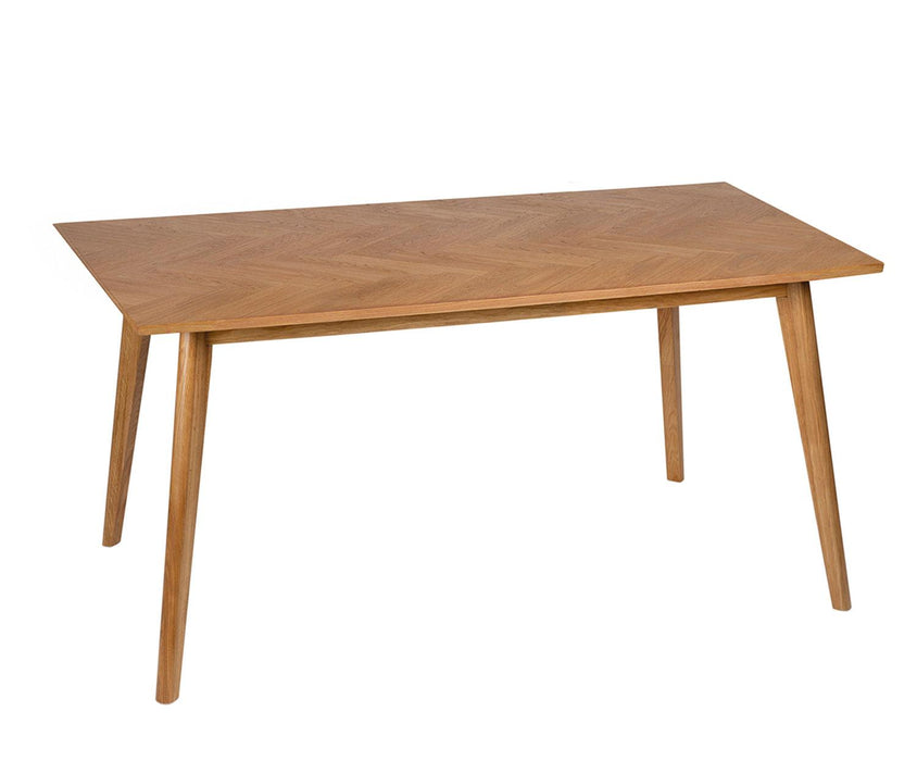 ANDREA HOUSE MU73207 Mesa Comedor Madera Roble 150x90x75 cm