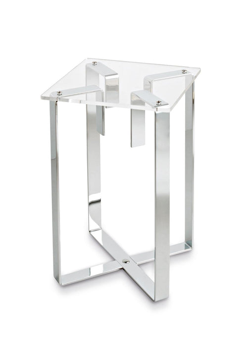 BELTRAN 2036 TABURETE Banqueta Oporto Cromo Transparente