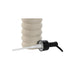 ARCOBAÑ FCVIENABEI  Set Dosificador/dispensador Jabón + Vaso Beige Viena