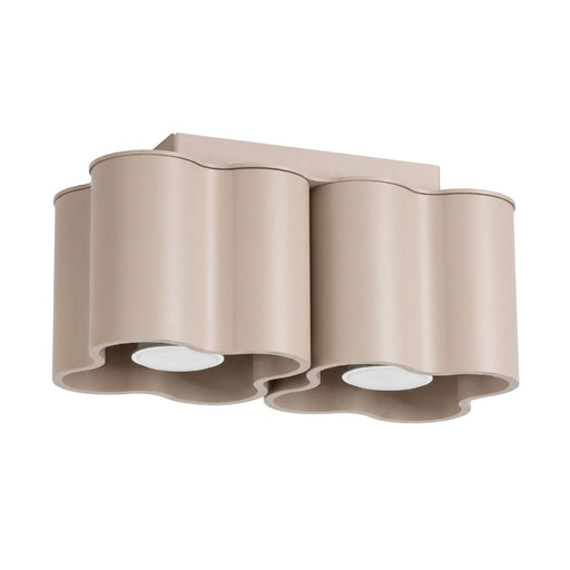 SOLLUX SL.3331 Lámpara De Techo Ovio 2 Taupe Gu10