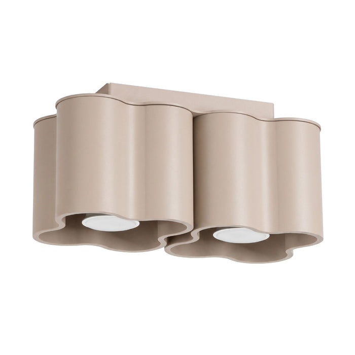 SOLLUX SL.3331 Lámpara De Techo Ovio 2 Taupe Gu10