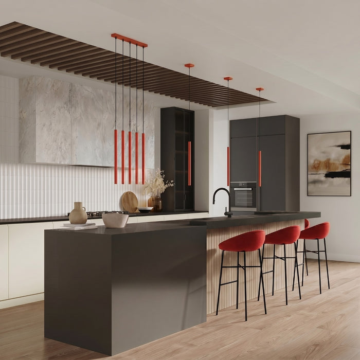SOLLUX SL.2142 Lámpara colgante PASTELO 2 rojo
