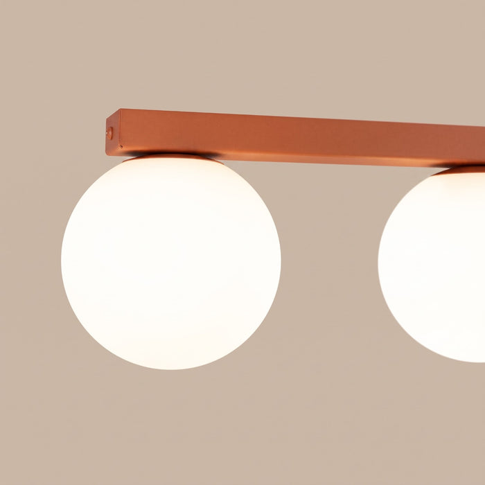 SOLLUX SL.2245 Plafón Yoli 2 Ocre Rojo