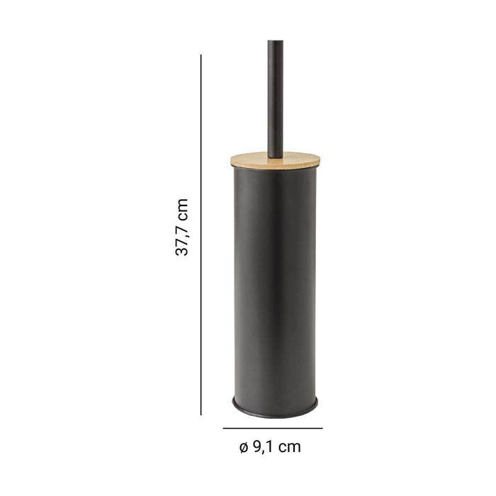 GEDY 14344100300 KENTA Escobillero Negro Mate-Natural