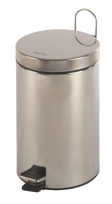 MEDICLINICS PP1305CS Cubo Pedal Redondo 5 l Inoxidable Satin