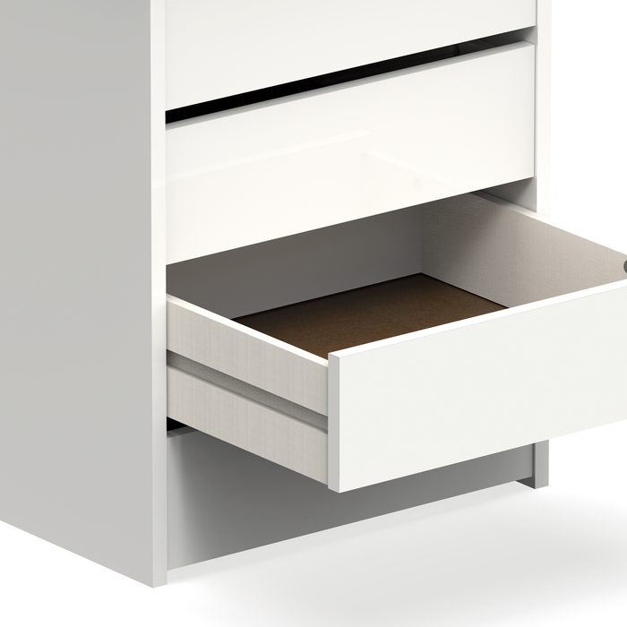 MUEBLES PITARCH Cajonera Turin Blanco alto brillo