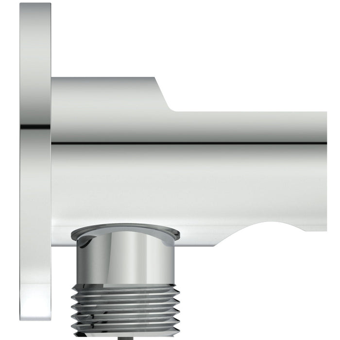 IDEAL STANDARD BC807AA Soporte Pared Redondo con Toma Cromo