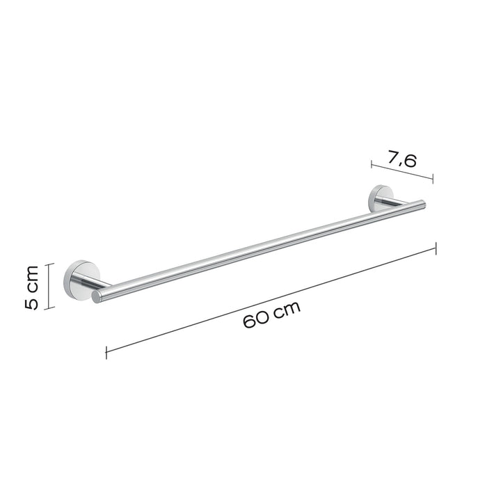 GEDY 23216013200 EROS Toallero 60 cm Cromo