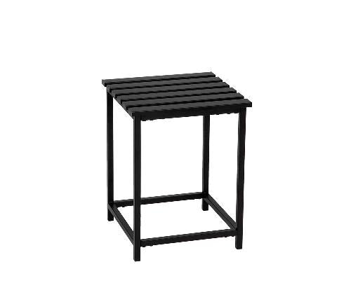 ANDREA HOUSE BA23117 Taburete Metal Negro 32X32X41 Cm