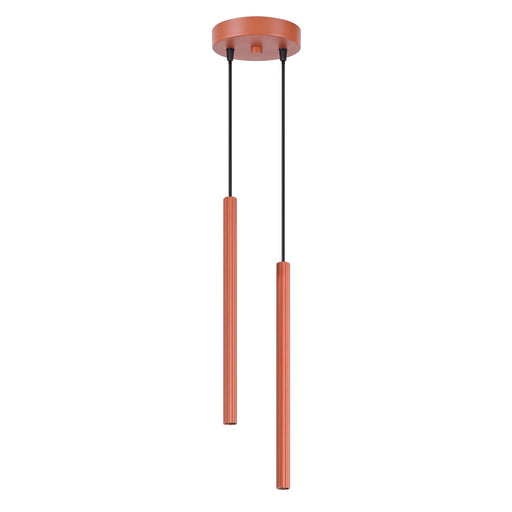 SOLLUX SL.2040 Lámpara Colgante Arche 2P Ocre Rojo