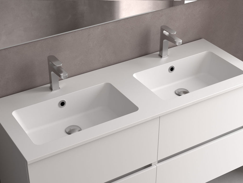 SALGAR BEQUIA Mueble 3C Lavabo Vilna 160 cm Blanco Mate