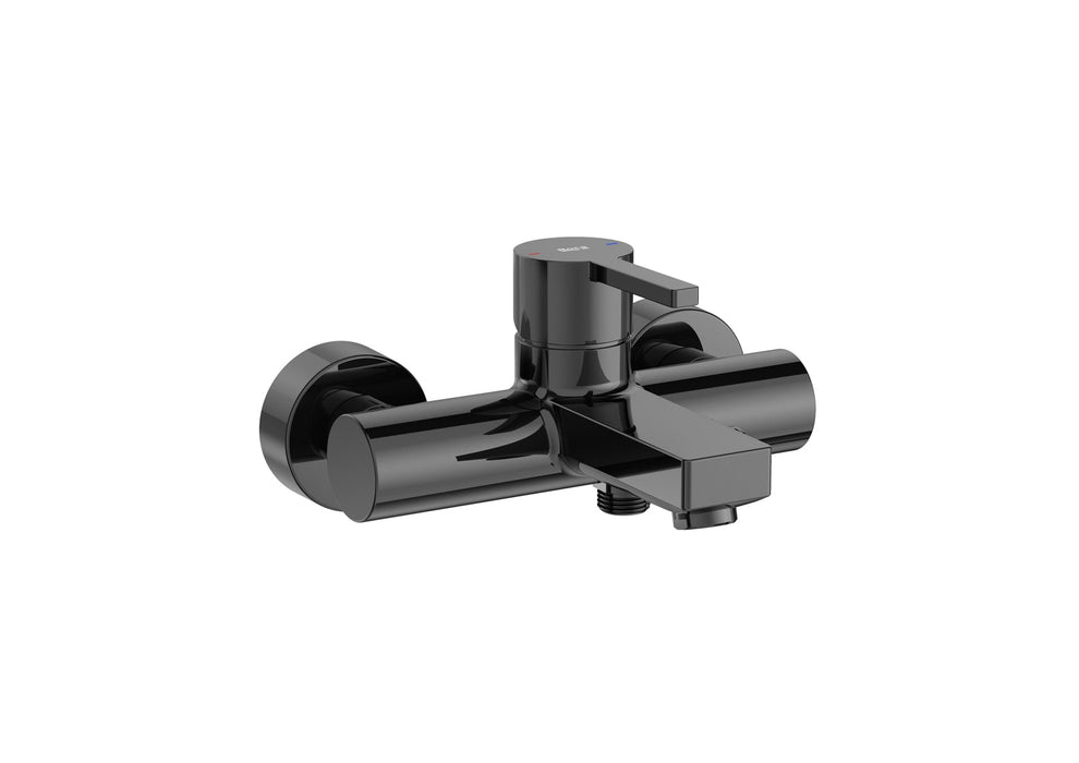 ROCA A5A0296CN0 NAIA Grifo Monomando Baño-Ducha con Inversor Automático Negro Titanio